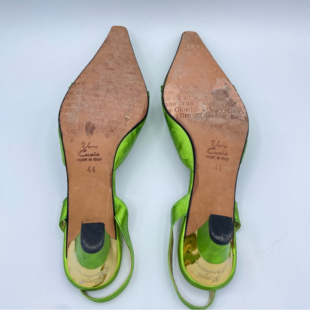 Bruno Giordano Embellished Shoes 44 Green - Picture 11 of 17